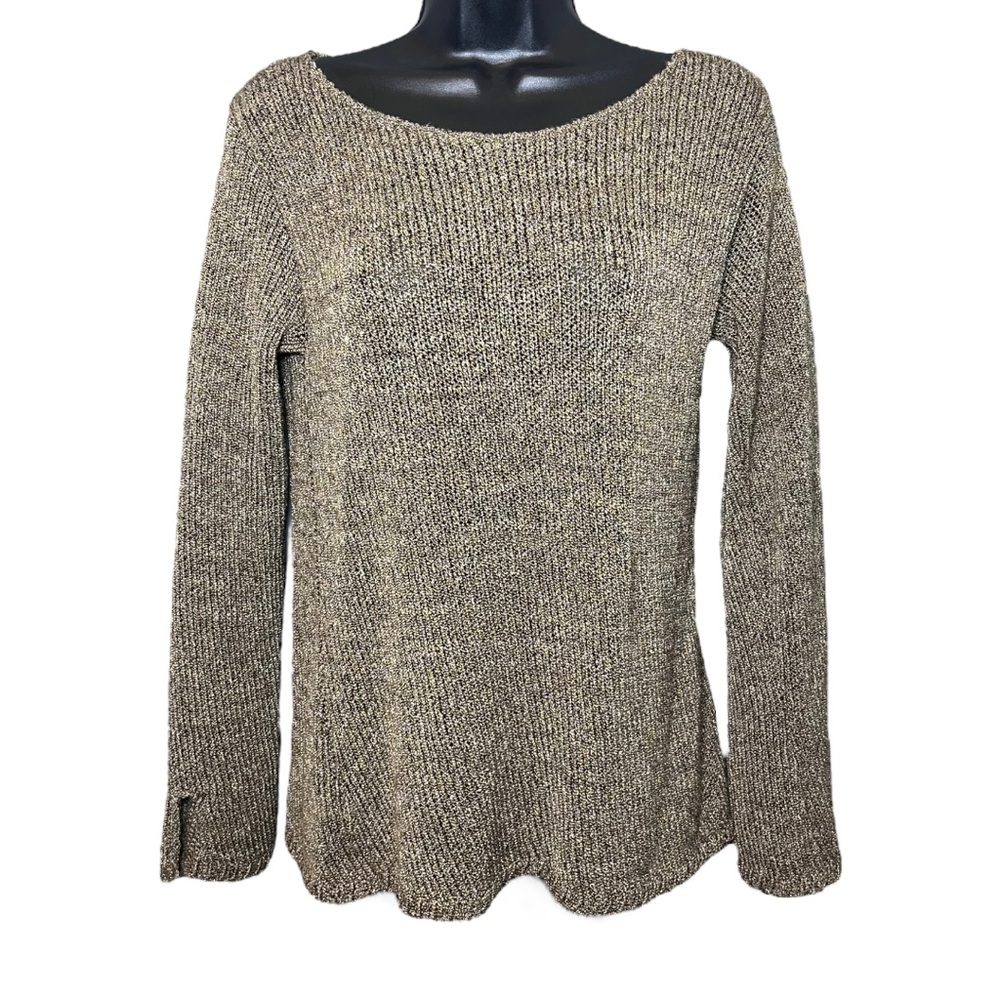 Mermaid Brown Knitted Pullover Long Sleeve Sweater